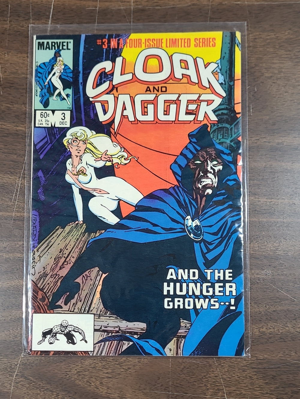 Marvel Cloak and Dagger Comic Book #3 December 1983 Bagged